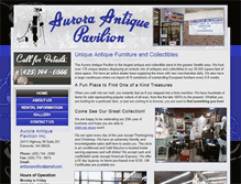 Tablet Screenshot of antiquepavilion.net